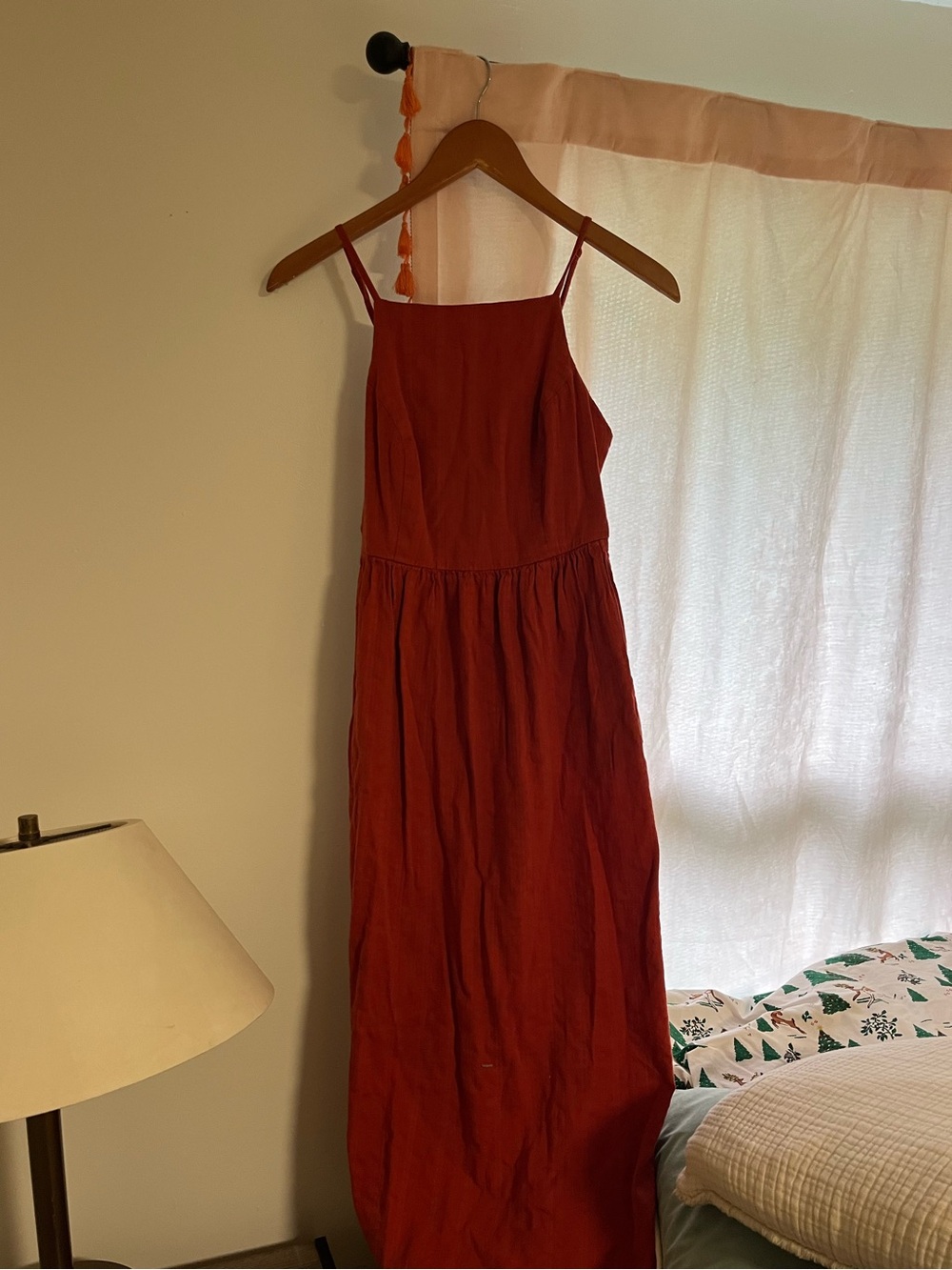 Old Navy Coral Midi Dress